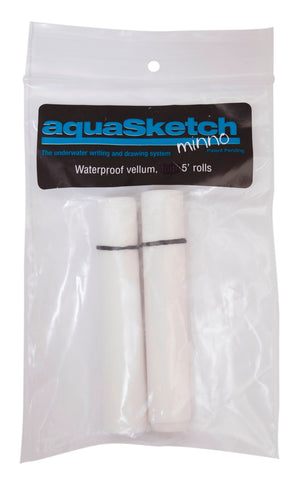AquaSketch Blank 5ft Vellum Rolls - Pack of 2 - Dive Manchester