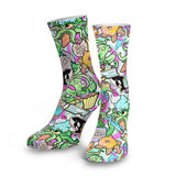 SpaceFish Army Dive Socks