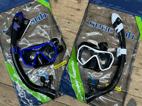 Seac Ajna Mask & Fast Tech Dry Snorkel Package