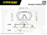 Cressi Z2 Small Mask - Dive Manchester