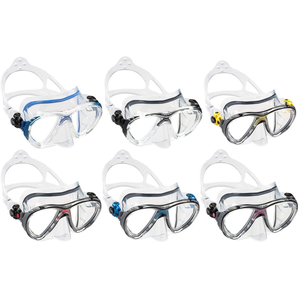 Cressi Big Eyes Evolution Mask Sil Crystall - Hoogwaardig duikmasker gemaakt in het revolutionaire kristall silicone Cressi Big Eyes Evolution Mask Sil Crystall - Hoogwaardig duikmasker gemaakt in het revolutionaire kristall silicone