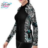 SpaceFish Army Eco-friendly Full Zip Up Rash Guard