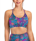 SpaceFish Army Eco-friendly Bikini Sports Bra Hybrid