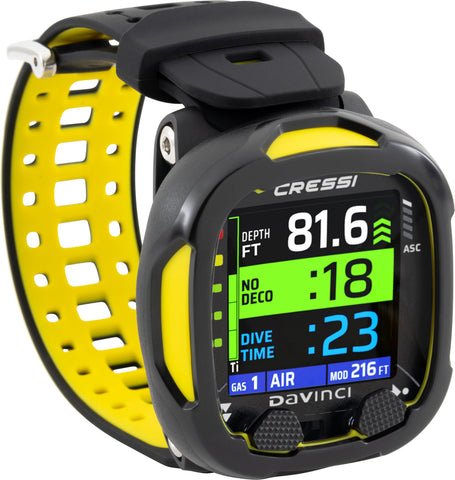 Cressi Da Vinci Colour Computer with Free Drybag - Dive Manchester