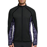 SpaceFish Army Eco-friendly Full Zip Up Rash Guard