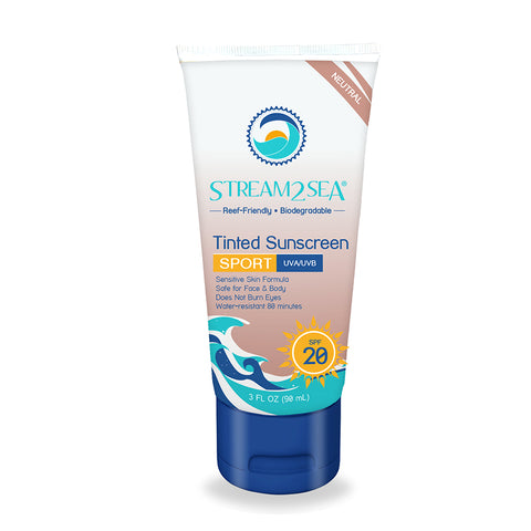 Stream2Sea Eco Tinted Sunscreen Sport SPF20