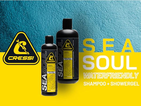 Cressi Sea Soul Shampoo + Shower Gel