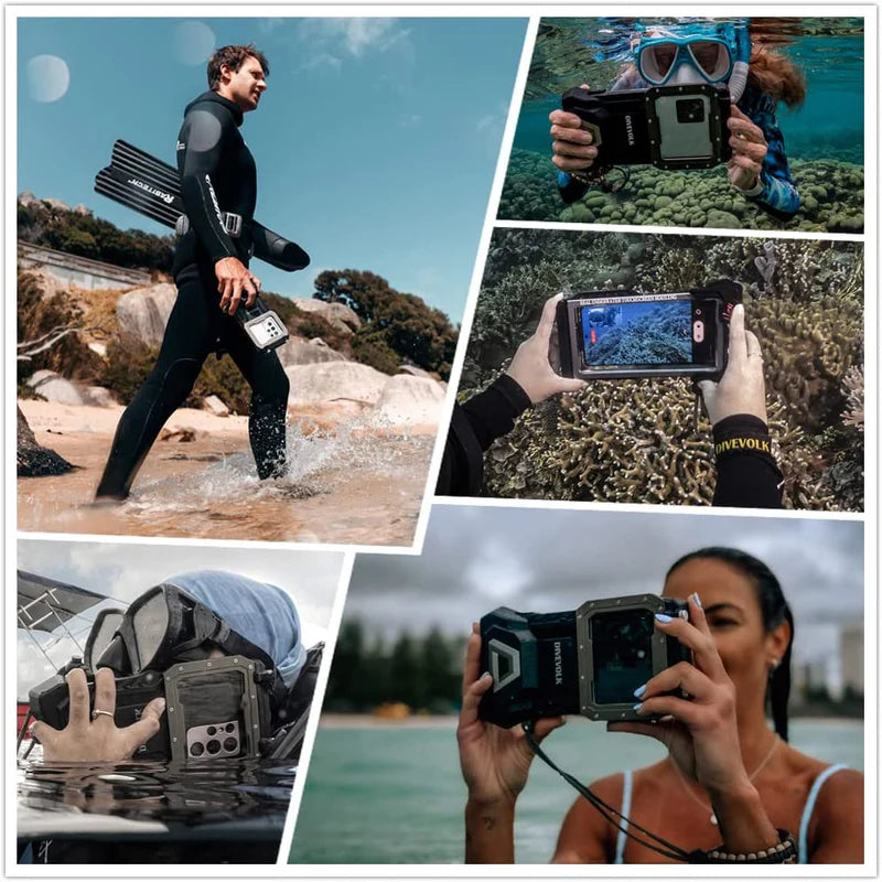 DIVEVOLK Sea Touch 4 Max Plus underwater phone housing