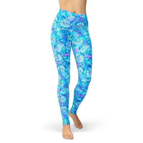 SpaceFish Army Eco-Friendly Leggings