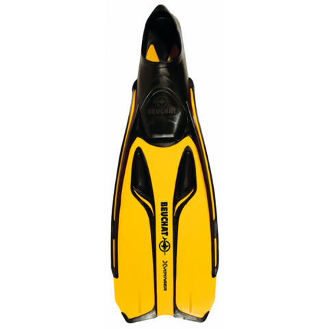 Beuchat X-Voyager Full Foot Fins Yellow