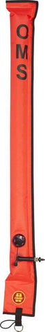 OMS Alert Marker, Orange 3.3‘ long (1 meter) Closed Bottom