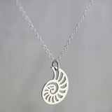 stainless steel pendant seashell at Dive Manchester