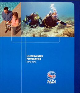 PADI Underwater Navigation Specialty Manual