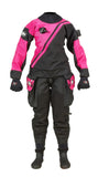 Ursuit One Endurance Ladies Pink Drysuits - Flexible and Durable. Available at Dive Manchester